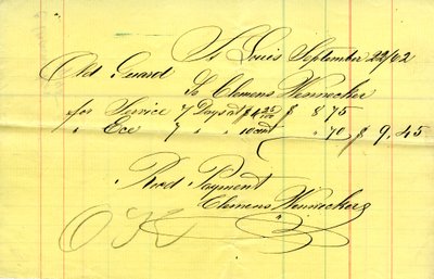 Pago por servicio de Clemens Wenneker